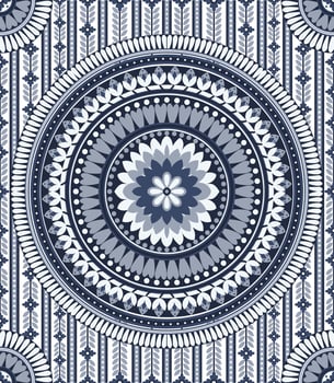 Pattern design with circles on background for textile branding Fabric illustration Design for cover, fabric, textile, wrapping paper vector