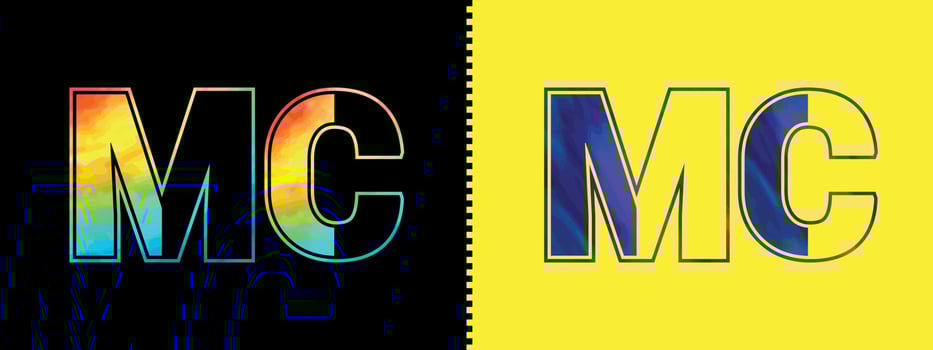 Initial letter MC logo Icon vector design template. Premium luxurious logotype for corporate business identity