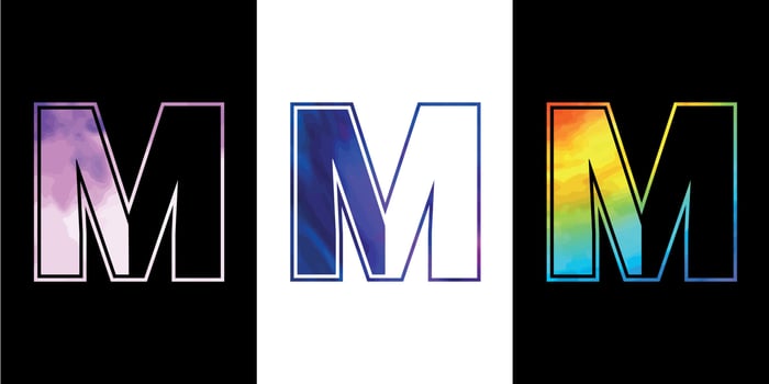 Unique M letter logo Icon vector template. Premium stylish alphabet logo design for corporate business