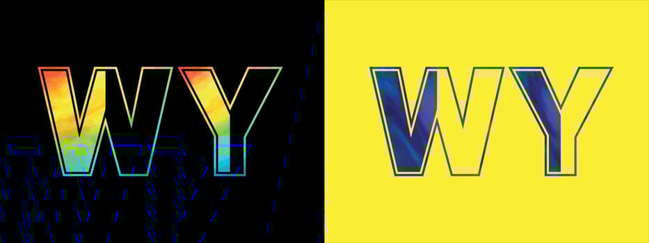 Unique WY letter logo Icon vector template. Premium stylish alphabet logo design for corporate business