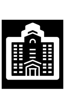 buildings icon vector symbol