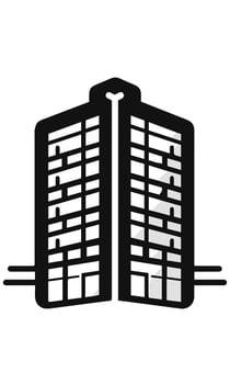 buildings icon vector symbol
