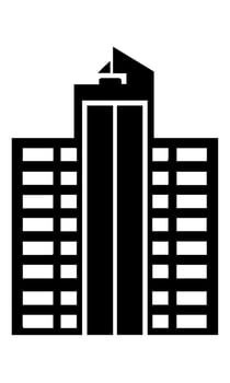buildings icon vector symbol