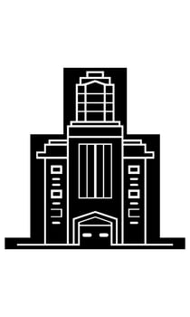 buildings icon vector symbol