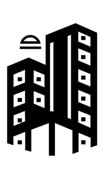 buildings icon vector symbol