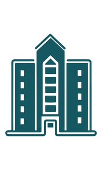 buildings icon vector symbol
