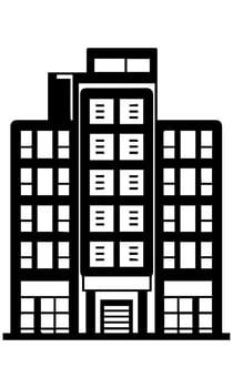 buildings icon vector symbol