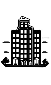 buildings icon vector symbol
