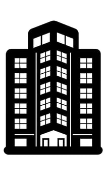 buildings icon vector symbol