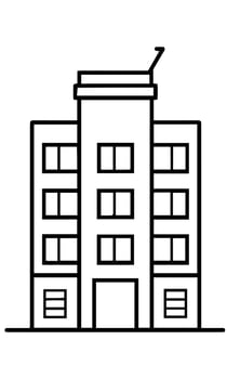 buildings icon vector symbol