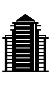 buildings icon vector symbol