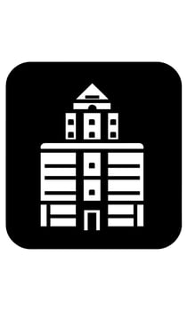 buildings icon vector symbol