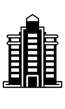 buildings icon vector symbol