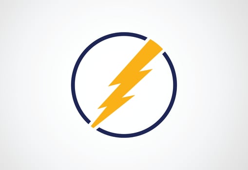 Electric logo, Lighting bolt , Thunder bolt design logo template, vector illustration