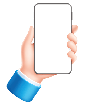 business hand with mobile phone sign symbol icon png