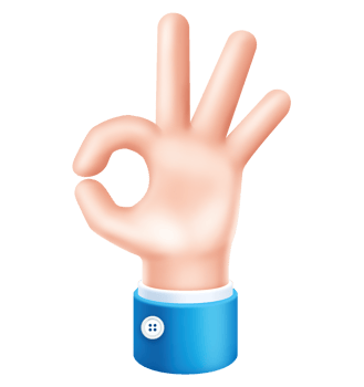 business hand okay sign symbol icon png