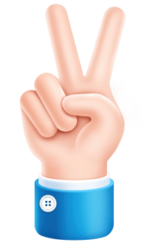 business hand win sign symbol icon png