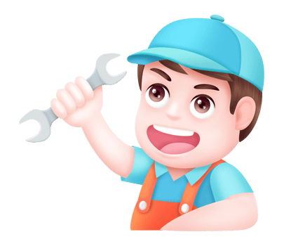 repairman cartoon style png