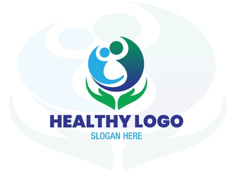 Health logo design victor template vector