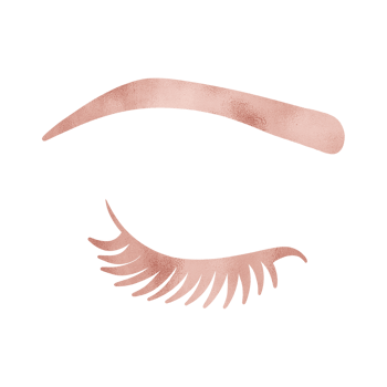 Pink Elegant Eye Lash Brow png