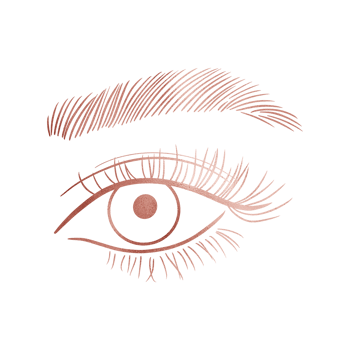 Pink Woman Eye Lash Brow png