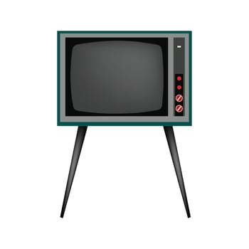 old model tv vector