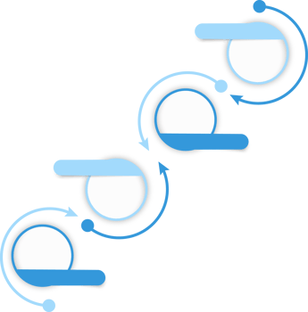 Infographic template with 4 steps png