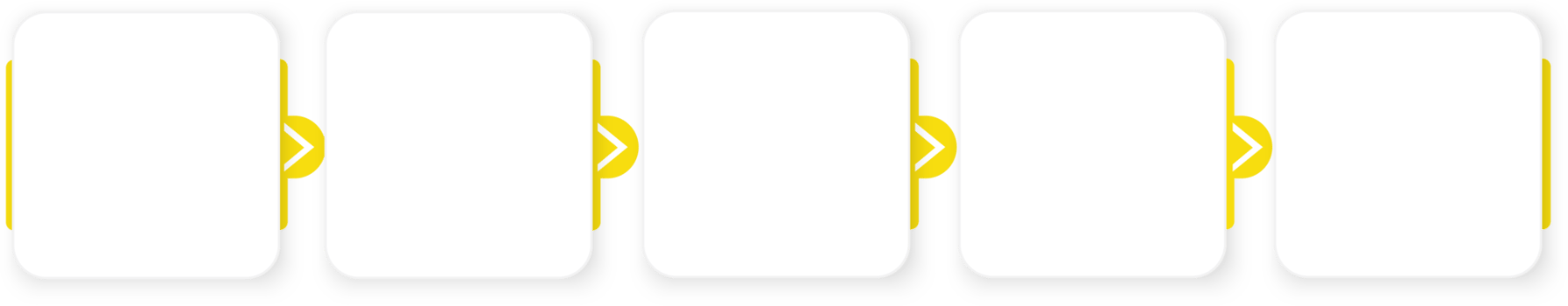 5 steps Square frame Infographic template business data illustration png