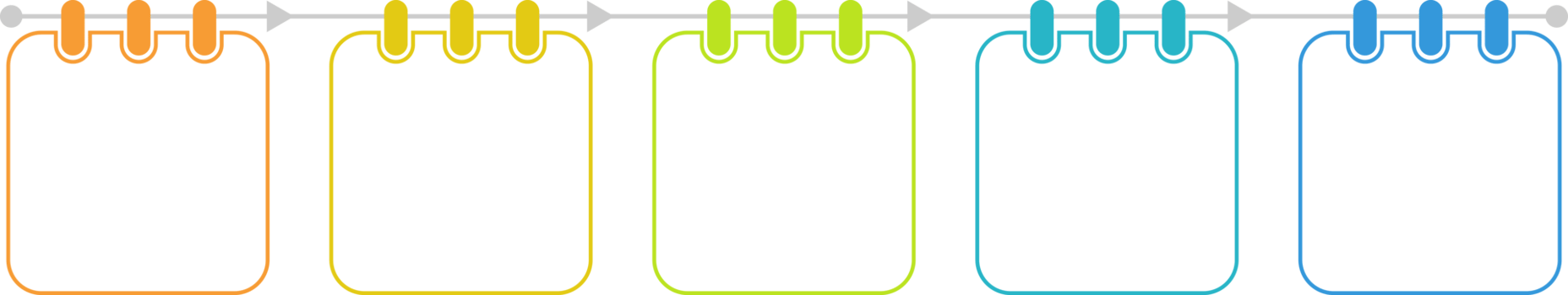 Infographic 5 steps timeline template, info chart data illustration png