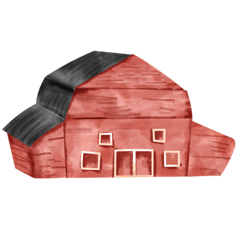 watercolor barn farm clip art png