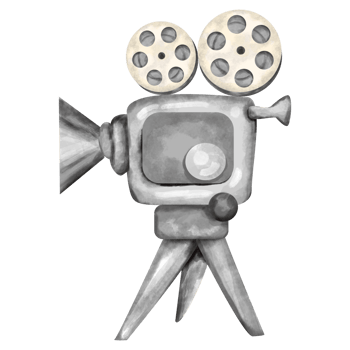 Movie watercolor cinema png
