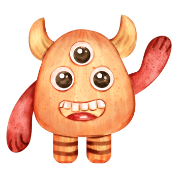 monster character clip art png