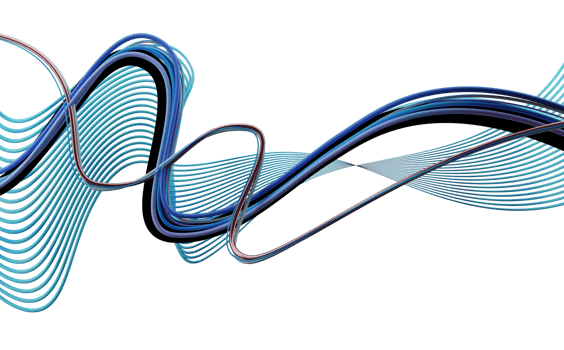 3D Rendering Abstract Waves Movement Background. png