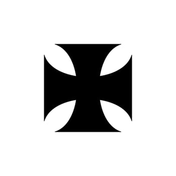 iron Cross vector icon illustration