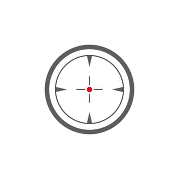 aim vector icon illustration