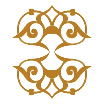 Vintage decor elements and wicker lines in vector. Decoration for logos, page, wedding album or restaurant menu in set. Calligraphic design elements. vector