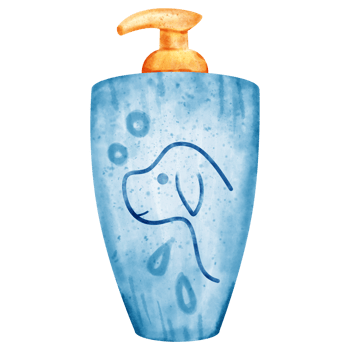watercolor pet shampoo png