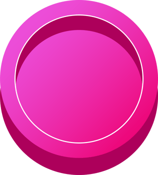 simple 3D colorful glossy buttons.pink shape board or frame symbol png