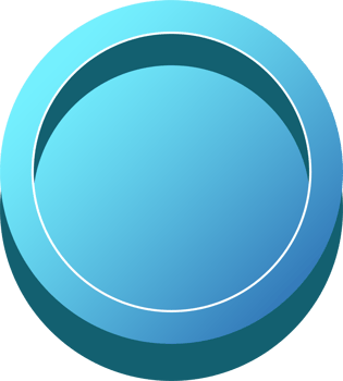 simple 3D colorful glossy buttons.blue shape board or frame symbol png