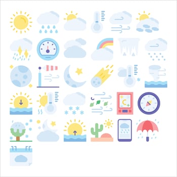 weather vector icon pack for download