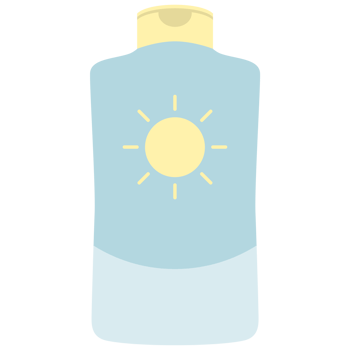 Sunblock Lotion PNG Illustrations