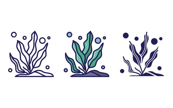 Ocean Plants  vector icon