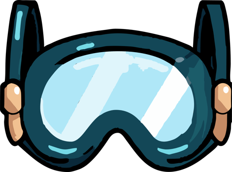 Diving goggle png graphic clipart design