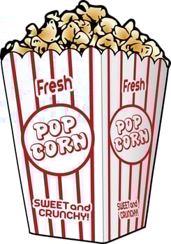 popcorn Illustration Vector