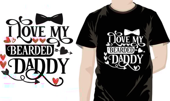 Dad Quotes Design free vector