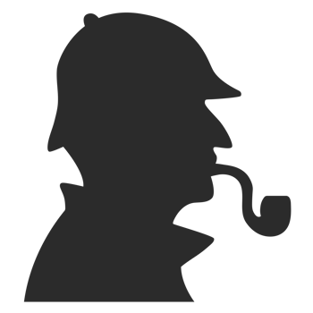 Sherlock holmes silhouette png