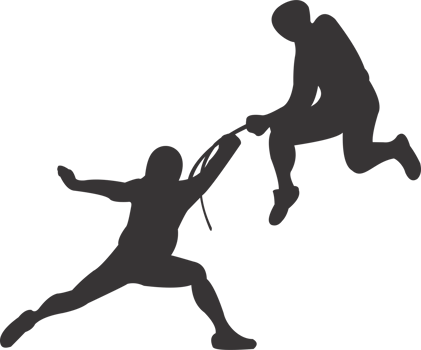 fencing sport silhouette PNG