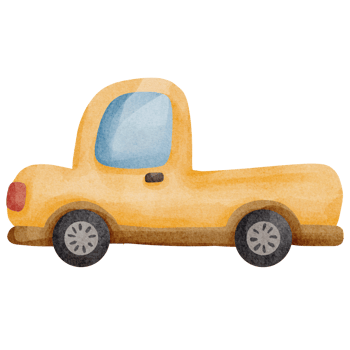 watercolor pickup truck png