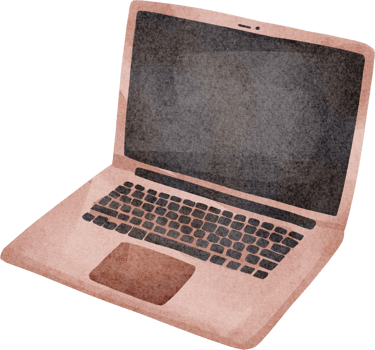 watercolor laptop clip art png