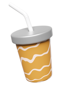 paper or plastic coffee cup isolated. 3d render illustration png